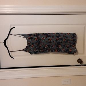 Vintage JF Floral Print Mini Dress